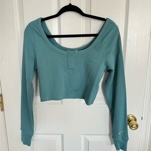 Nike long sleeve crop top